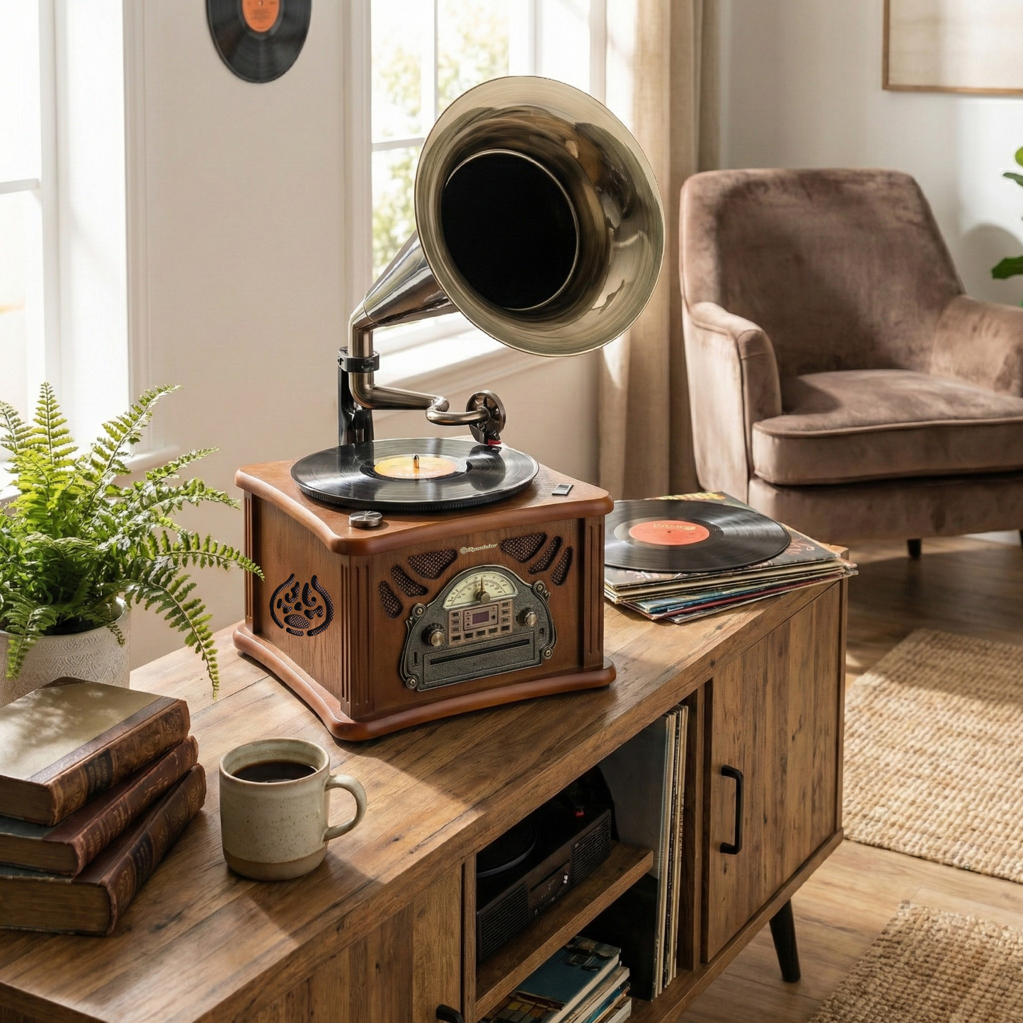 Roadstar HIF-1850TUMPK – Vintage Style Hi-Fi System