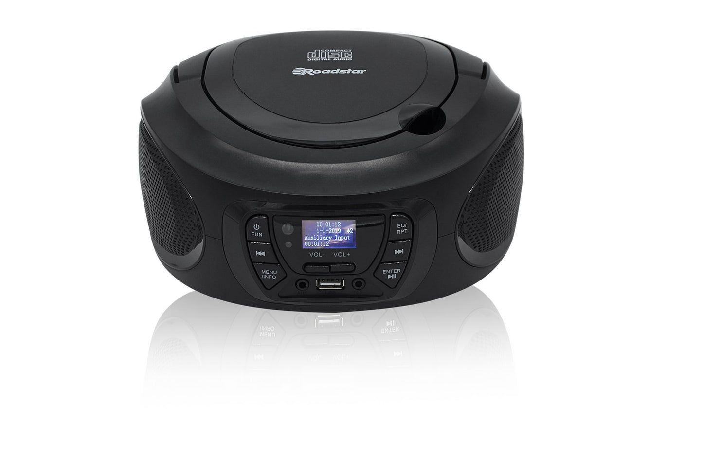 Système stéréo portable CDR-375D+/BK Roadstar