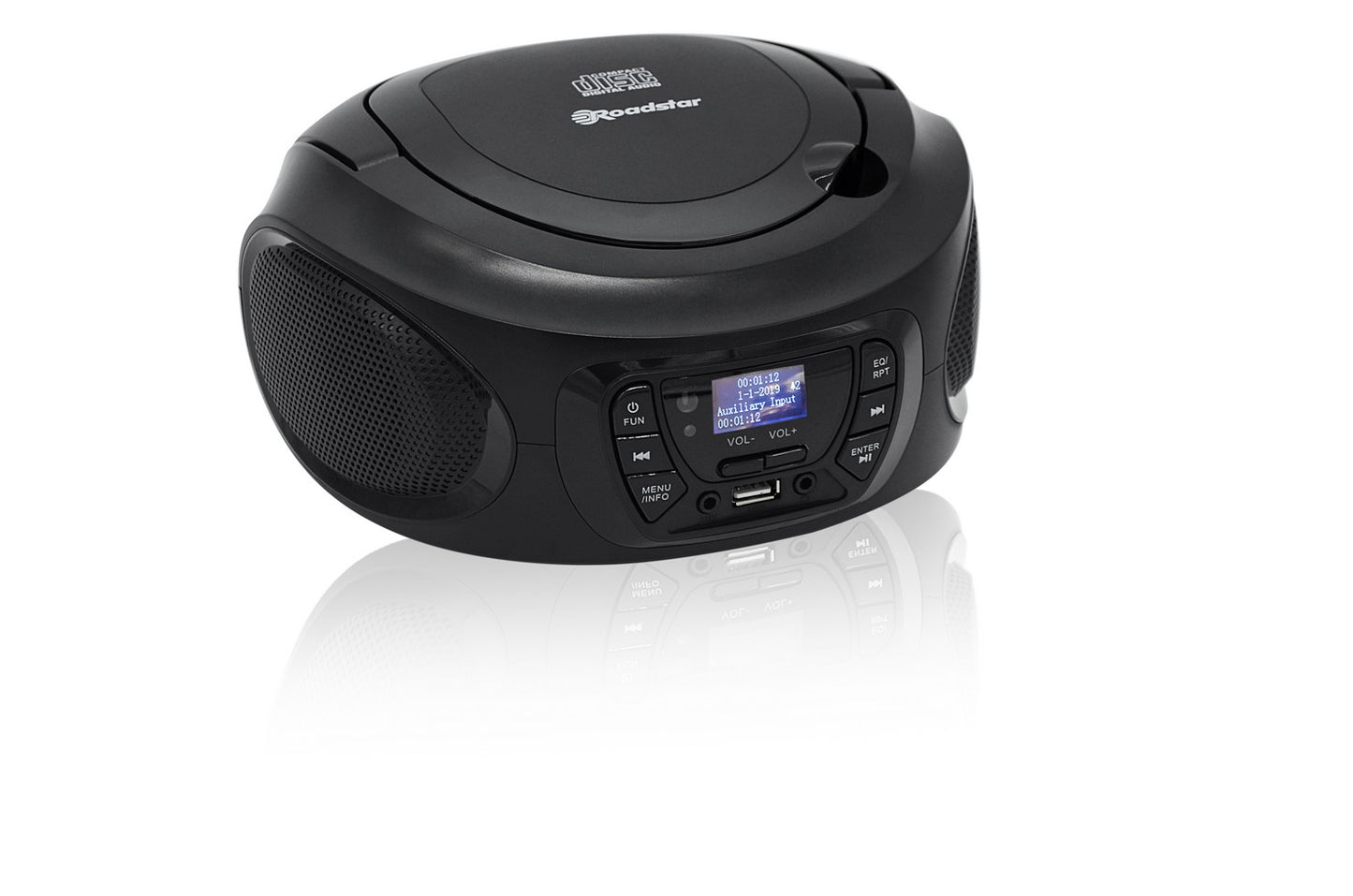 Système stéréo portable CDR-375D+/BK Roadstar