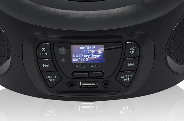 Système stéréo portable CDR-375D+/BK Roadstar