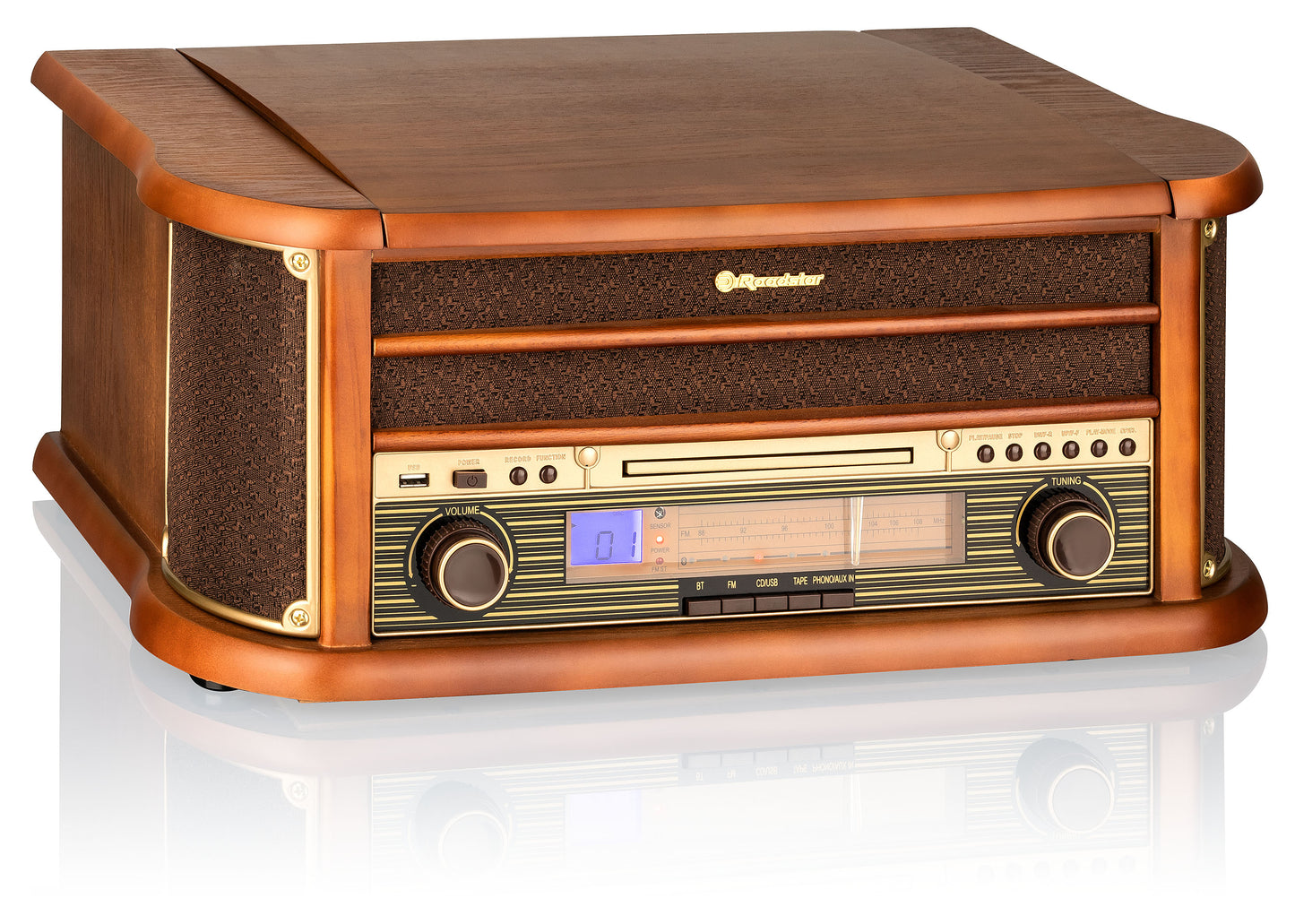 Chaîne hi-fi style vintage HIF-1993BT Roadstar