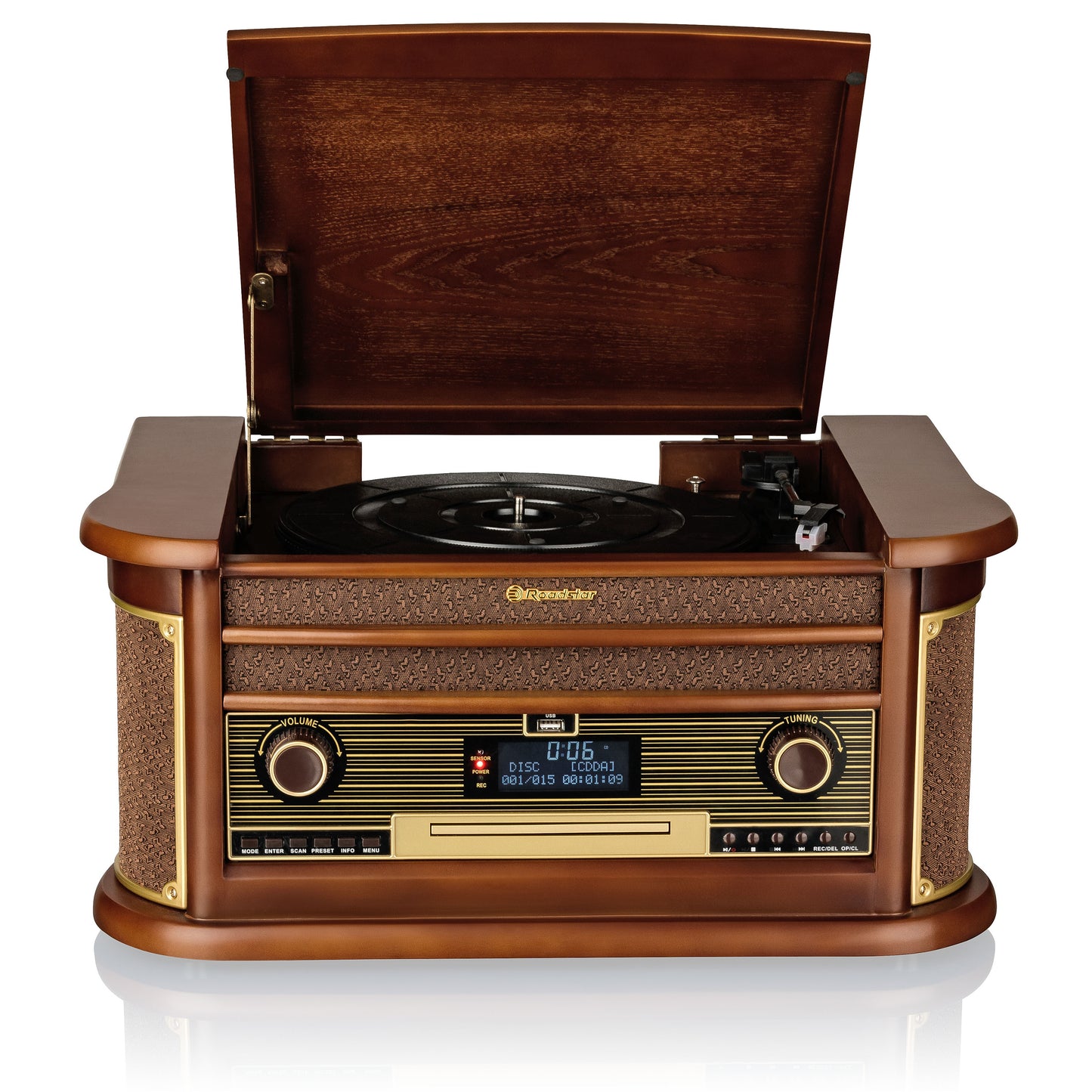 Chaîne hi-fi style vintage HIF-1996D+BT Roadstar