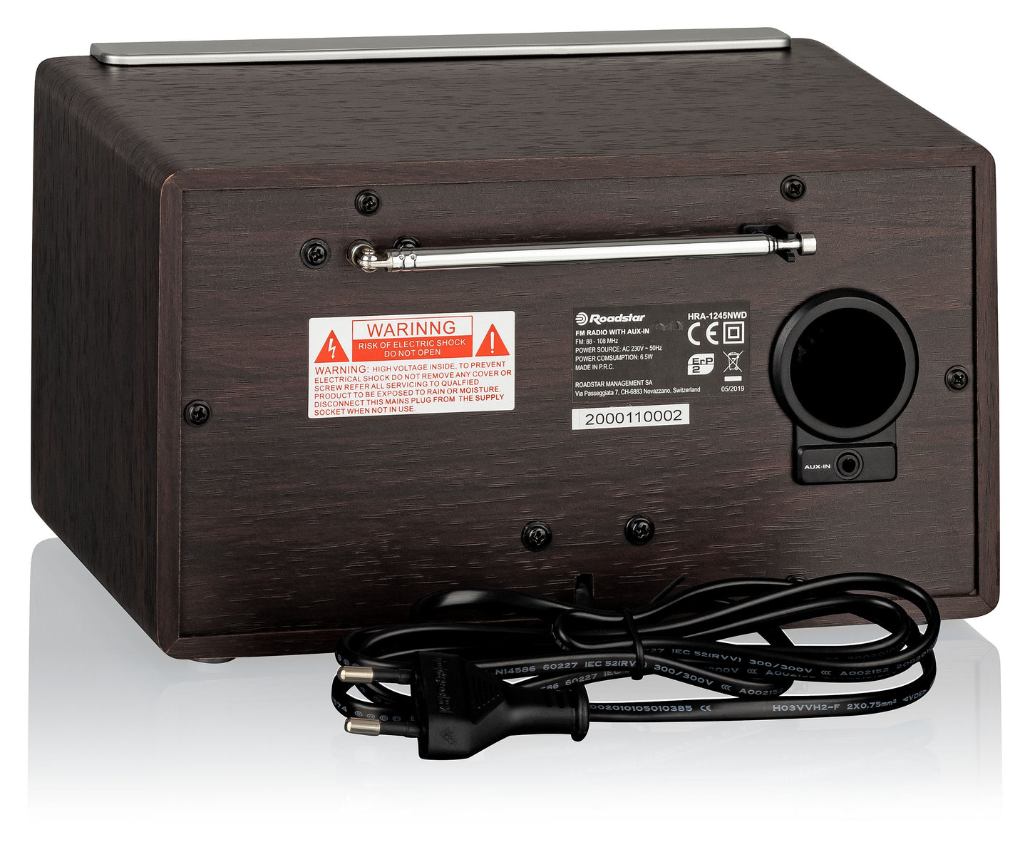 Radio de style vintage HRA-1245NWD Roadstar