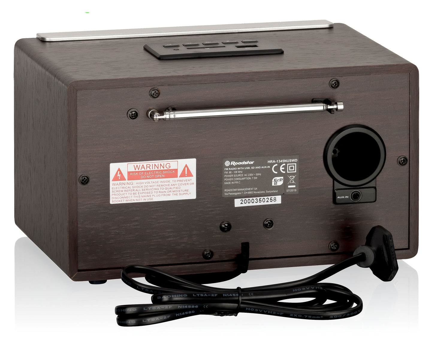 Radio de style vintage HRA-1345NUSWD Roadstar