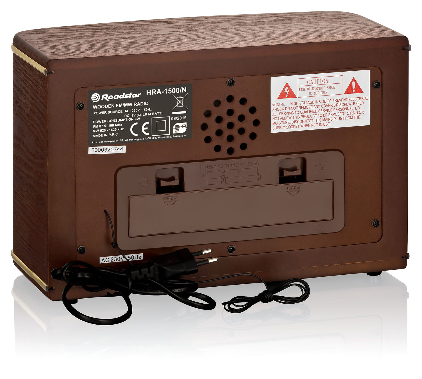Radio de style vintage HRA-1500/N Roadstar
