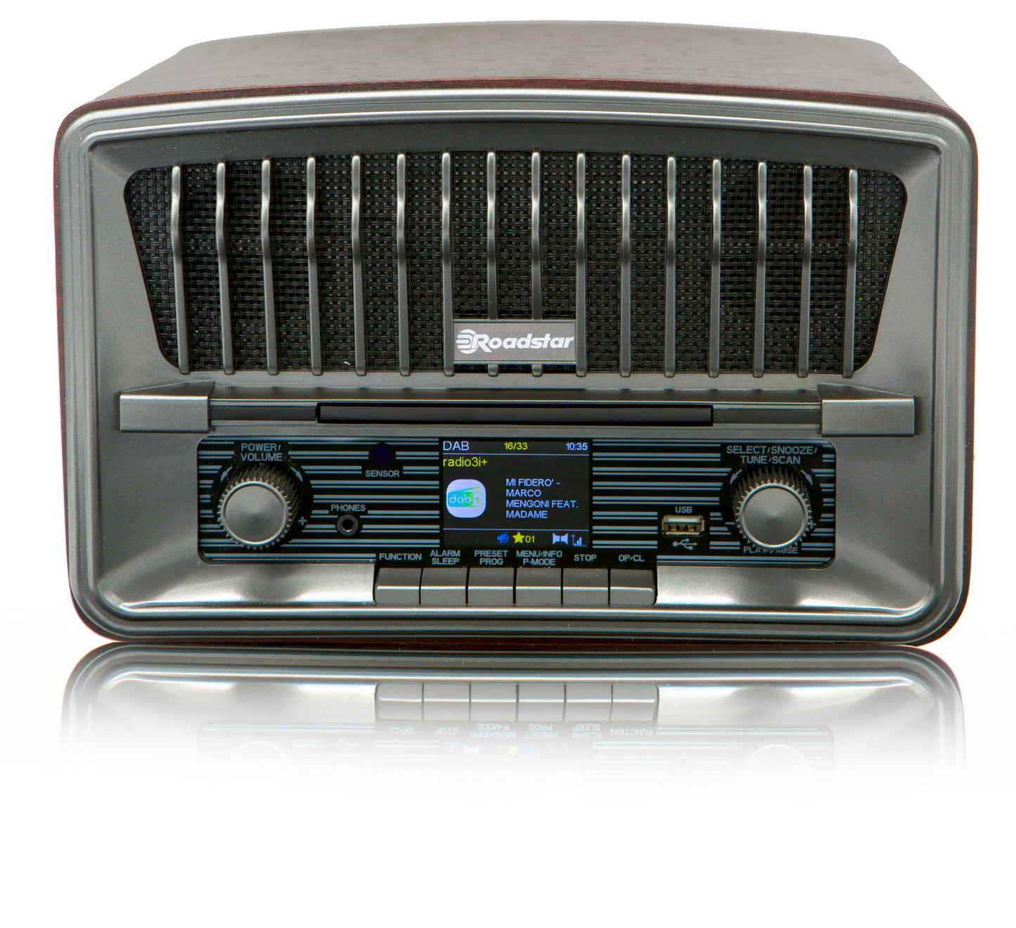 Radio style vintage HRA-270CD+BT Roadstar