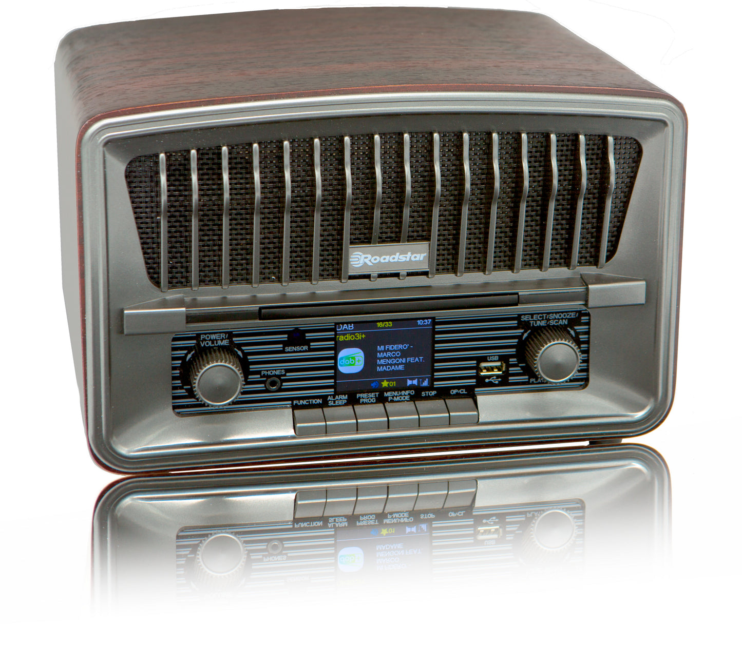 Radio style vintage HRA-270CD+BT Roadstar