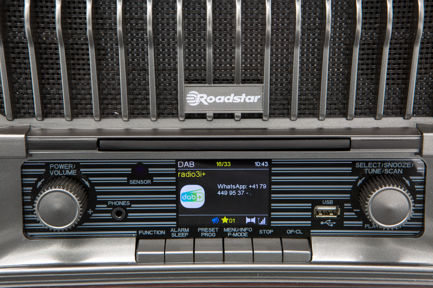 Radio style vintage HRA-270CD+BT Roadstar