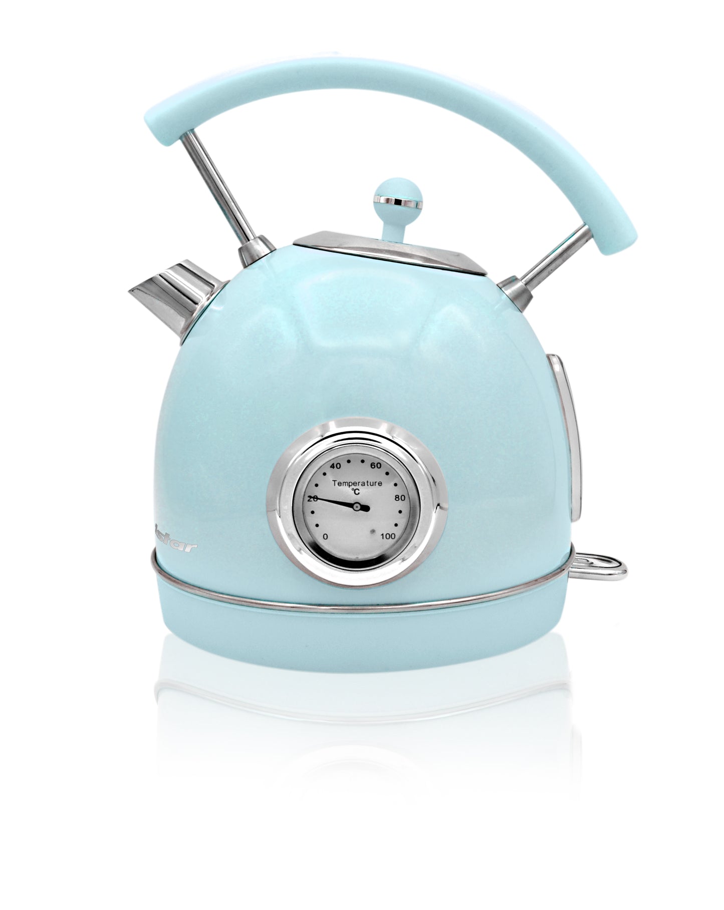 Roadstar KT-880CR – Bollitore Elettrico in Stile Vintage con Termometro e Capacità di 1,8L
