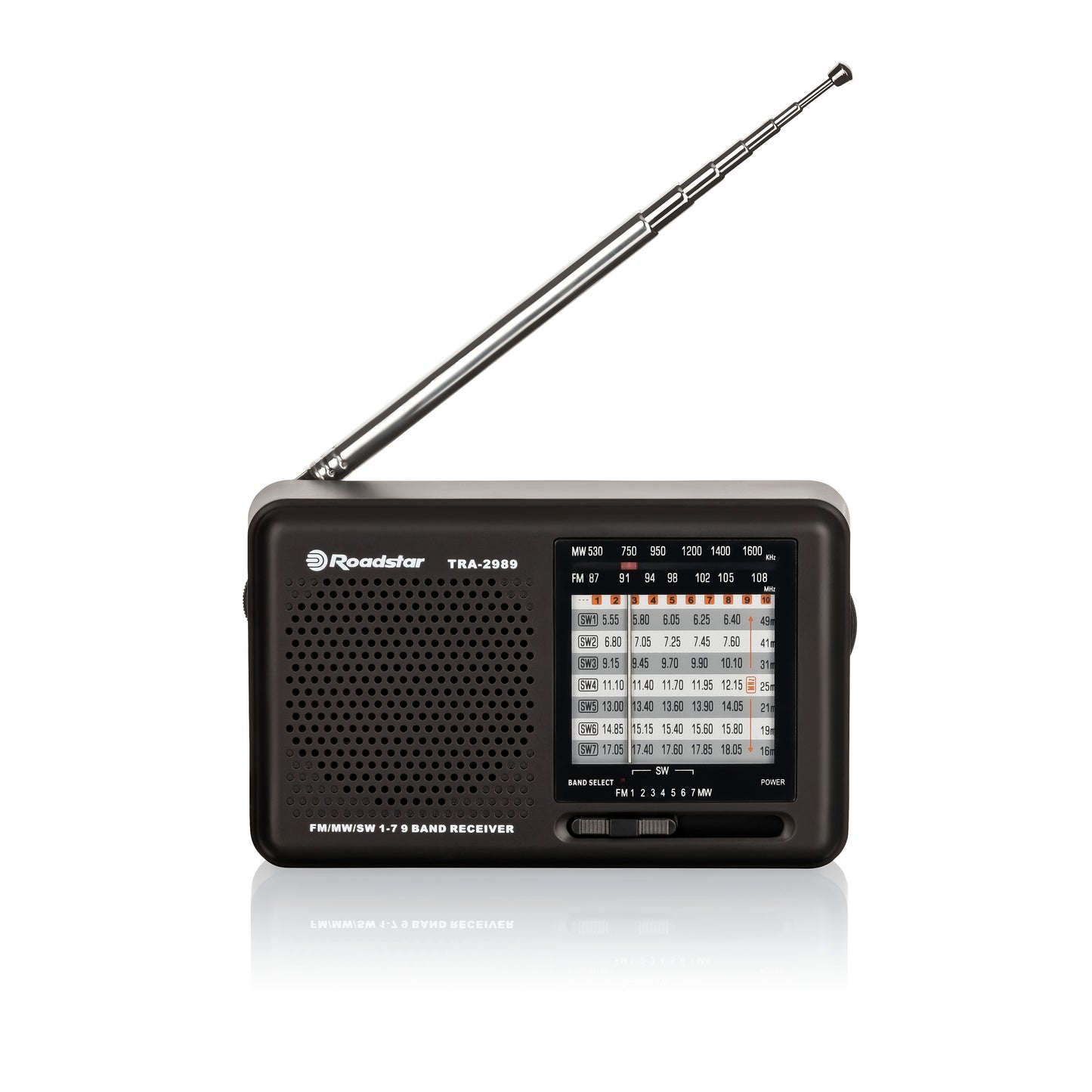 Radio portable multibande MW FM 1-7 SW TRA-2989 Roadstar