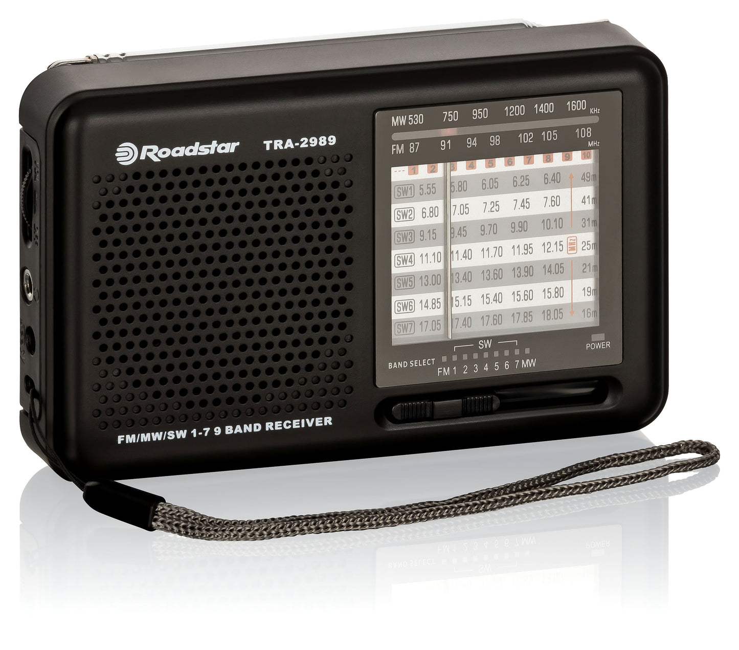 Radio portable multibande MW FM 1-7 SW TRA-2989 Roadstar