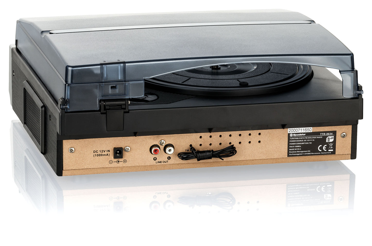 Système Hi-Fi de style vintage Turntale TT-8634 Roadstar