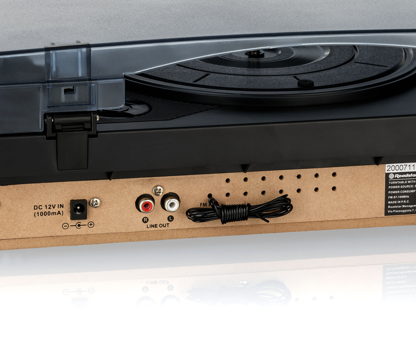 Système Hi-Fi de style vintage Turntale TT-8634 Roadstar