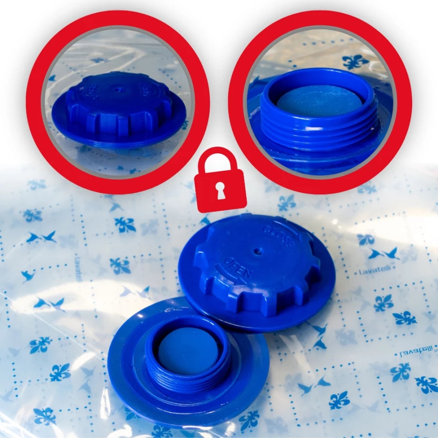 LAV-527 SACC-O-FONDO Vacuum Storage Bags 80×105×35cm Set of 2 – (XL)