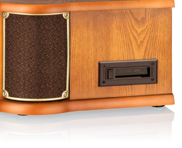 Roadstar HIF-1993D+BT – Vintage Style Hi-Fi System with Turntable, Radio, CD, Cassette & Bluetooth