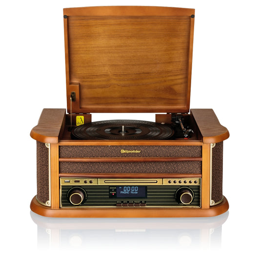 HIF-1993D+BT – Vintage Hi-Fi System with Bluetooth, DAB/DAB+, Turntable, CD Player & Cassette