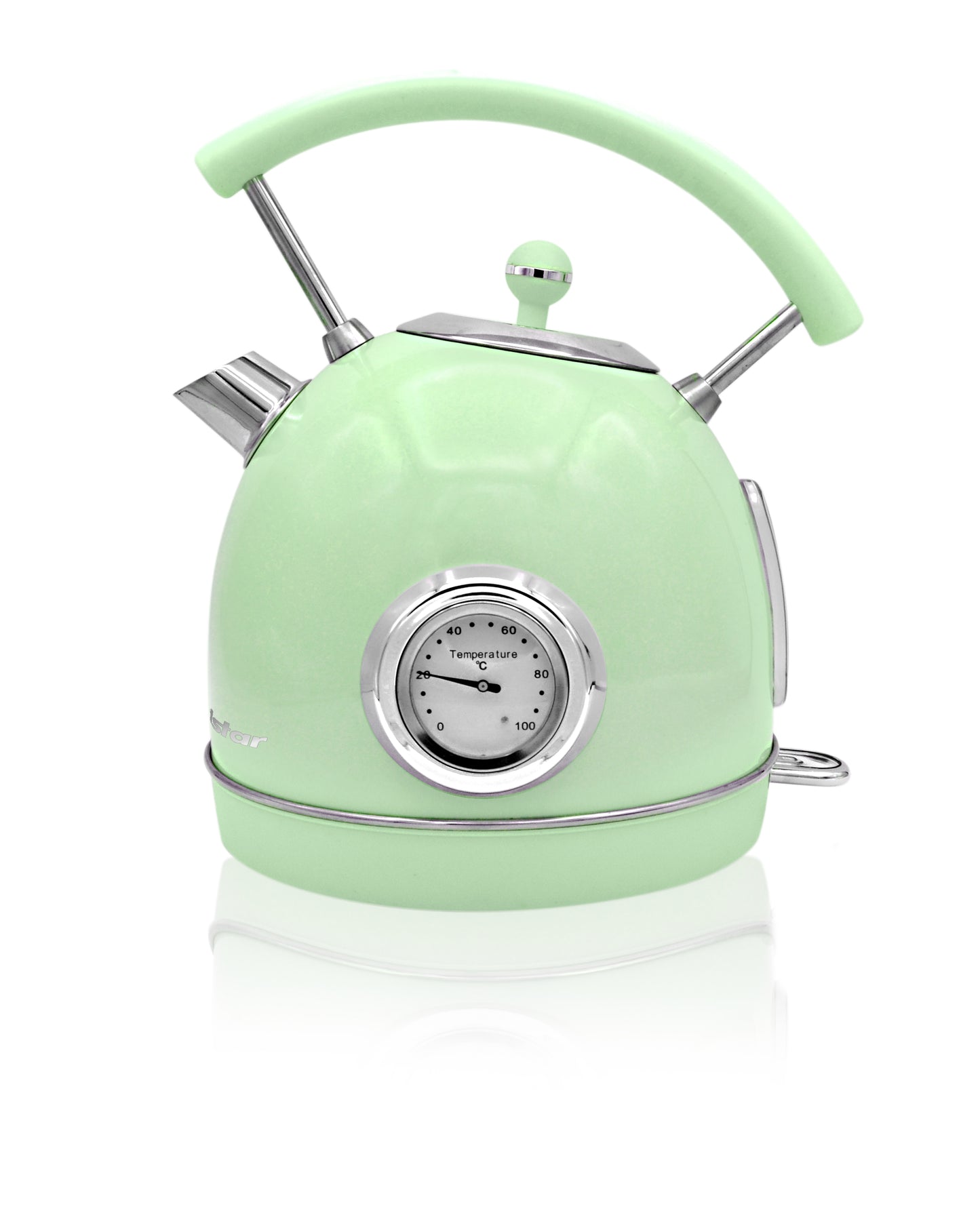 KT-880CR – Vintage Electric Kettle with Thermometer & 1.8L Capacity