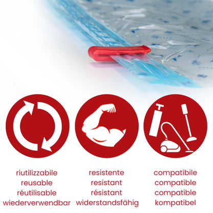 LAV-527 SACC-O-FONDO Vacuum Storage Bags 80×105×35cm Set of 2 – (XL)